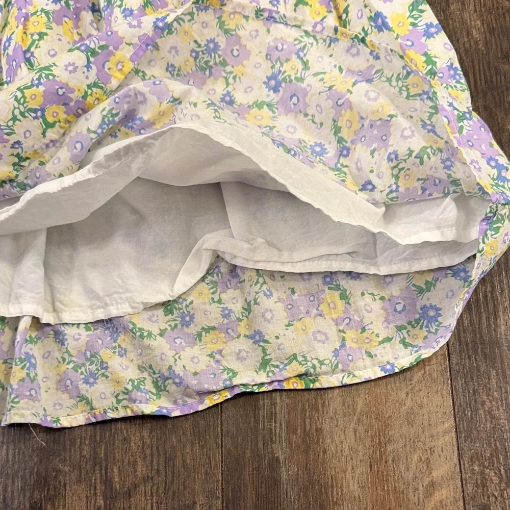 GAP Kids Floral Dress in Yellow and Purple